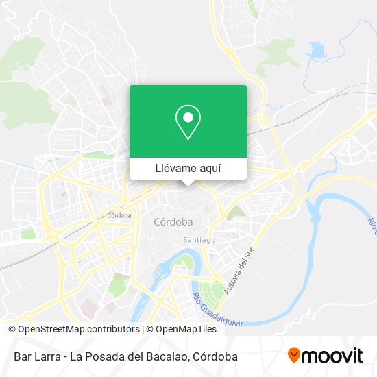 Mapa Bar Larra - La Posada del Bacalao