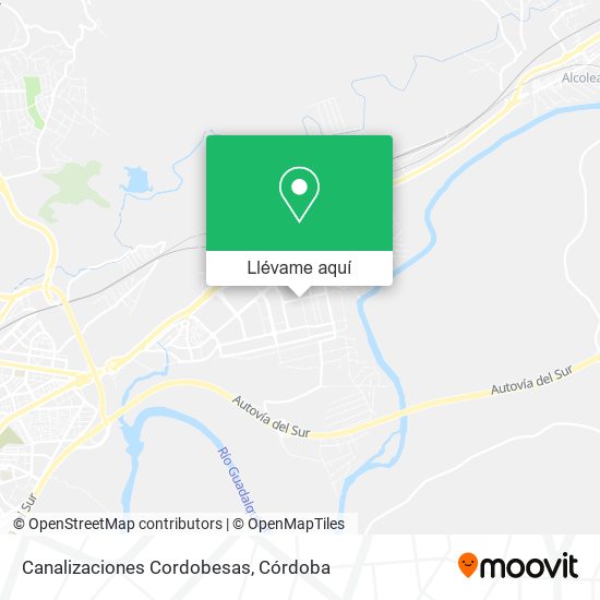 Mapa Canalizaciones Cordobesas