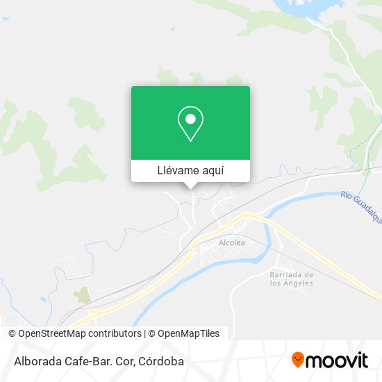 Mapa Alborada Cafe-Bar. Cor