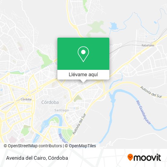 Mapa Avenida del Cairo