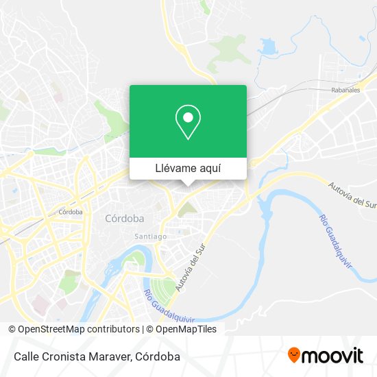 Mapa Calle Cronista Maraver