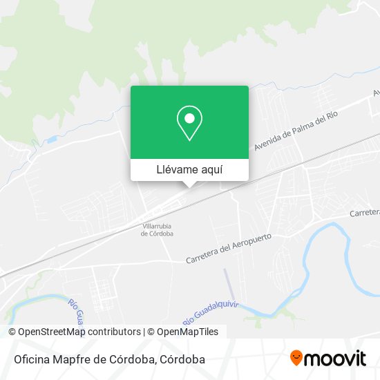 Mapa Oficina Mapfre de Córdoba