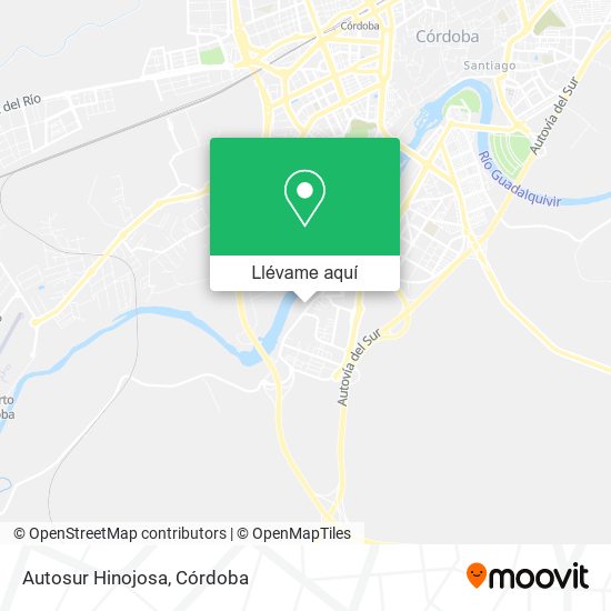 Mapa Autosur Hinojosa