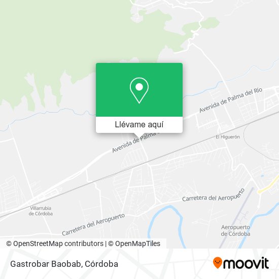 Mapa Gastrobar Baobab