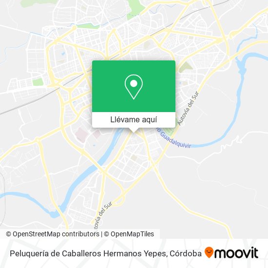 Mapa Peluquería de Caballeros Hermanos Yepes