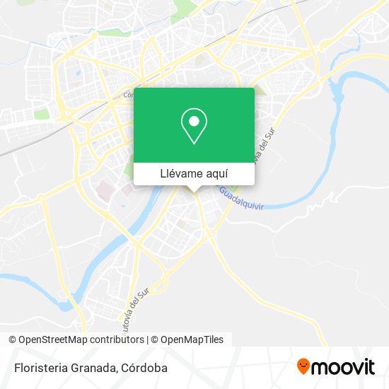 Mapa Floristeria Granada
