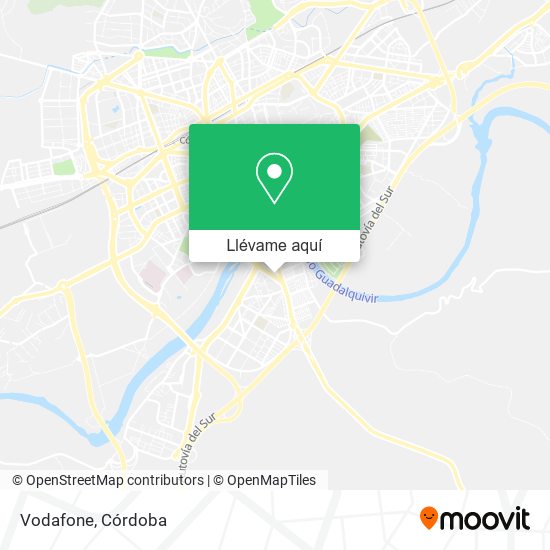 Mapa Vodafone