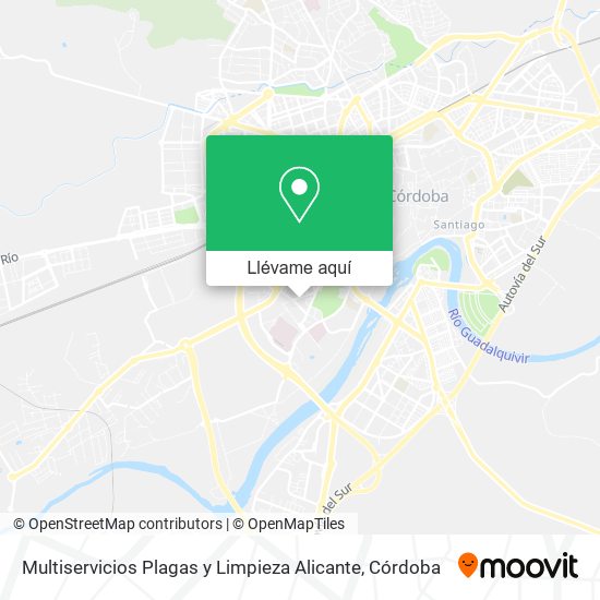 Mapa Multiservicios Plagas y Limpieza Alicante