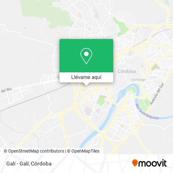 Mapa Galí - Galí