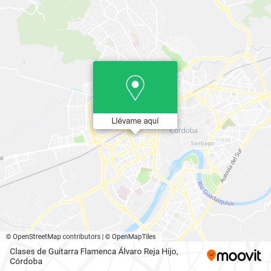 Mapa Clases de Guitarra Flamenca Álvaro Reja Hijo