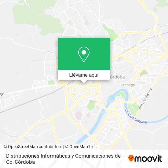 Mapa Distribuciones Informáticas y Comunicaciones de Co