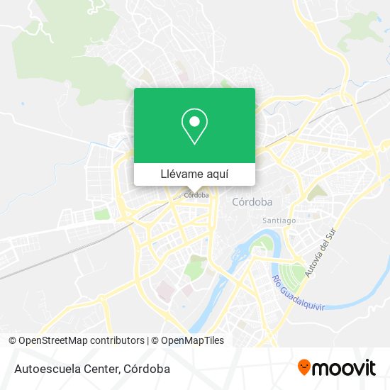 Mapa Autoescuela Center