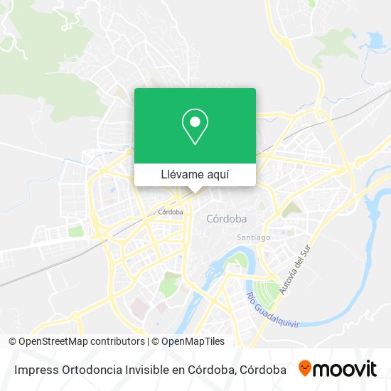 Mapa Impress Ortodoncia Invisible en Córdoba
