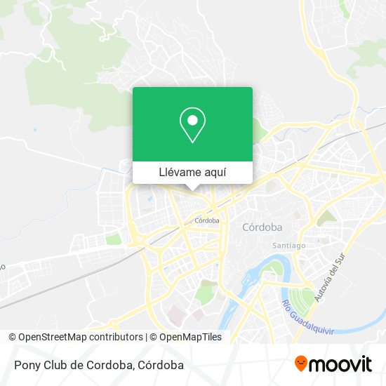 Mapa Pony Club de Cordoba