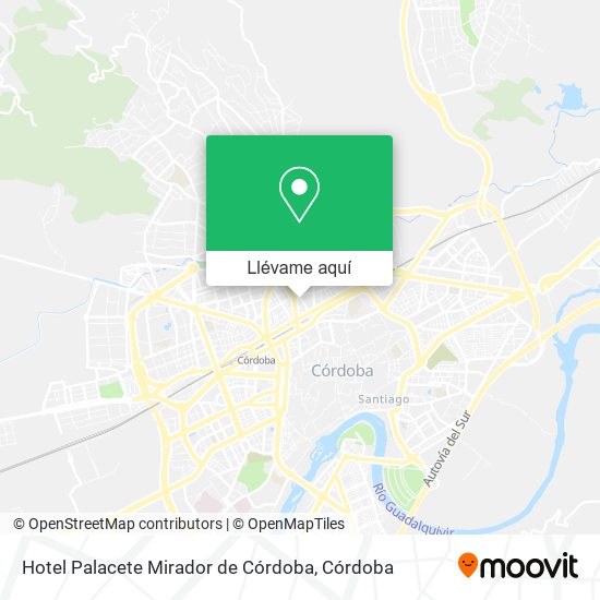 Mapa Hotel Palacete Mirador de Córdoba