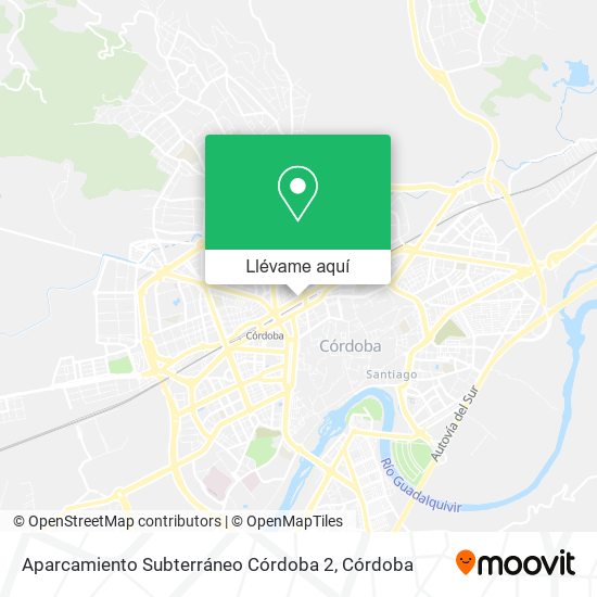 Mapa Aparcamiento Subterráneo Córdoba 2