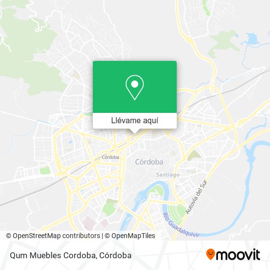 Mapa Qum Muebles Cordoba