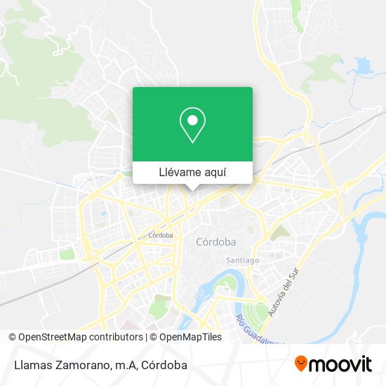 Mapa Llamas Zamorano, m.A