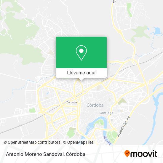 Mapa Antonio Moreno Sandoval