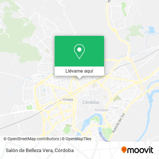 Mapa Salón de Belleza Vera