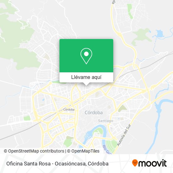 Mapa Oficina Santa Rosa - Ocasióncasa