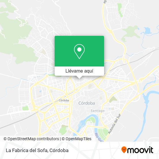 Mapa La Fabrica del Sofa
