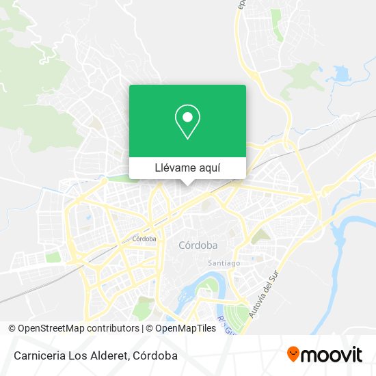 Mapa Carniceria Los Alderet