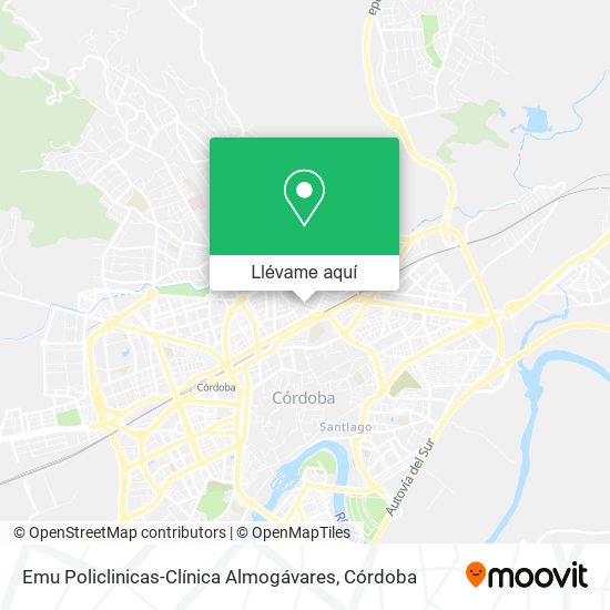 Mapa Emu Policlinicas-Clínica Almogávares