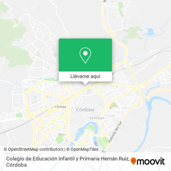 Mapa Colegio de Educación Infantil y Primaria Hernán Ruiz