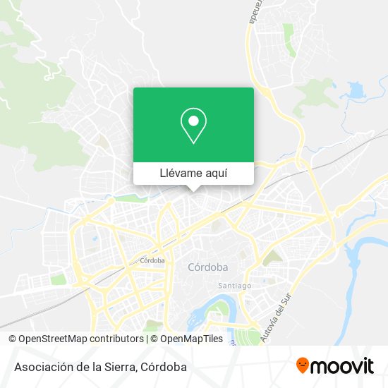 Mapa Asociación de la Sierra