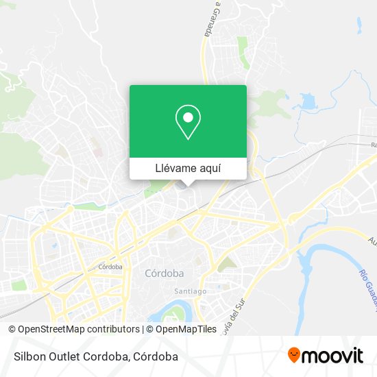Mapa Silbon Outlet Cordoba