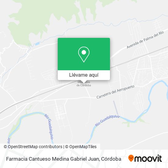 Mapa Farmacia Cantueso Medina Gabriel Juan