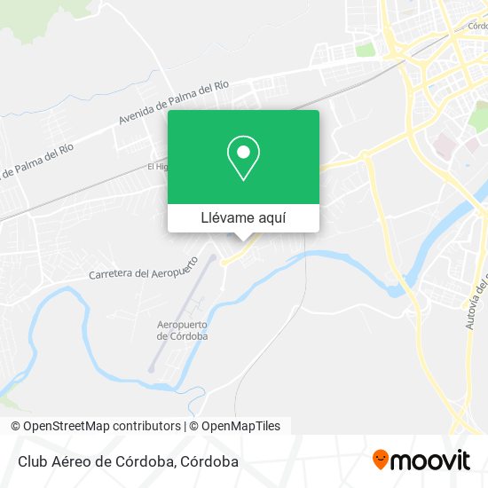 Mapa Club Aéreo de Córdoba