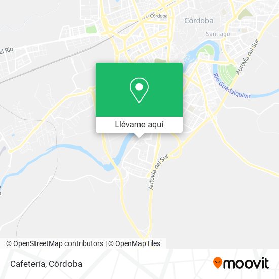 Mapa Cafetería