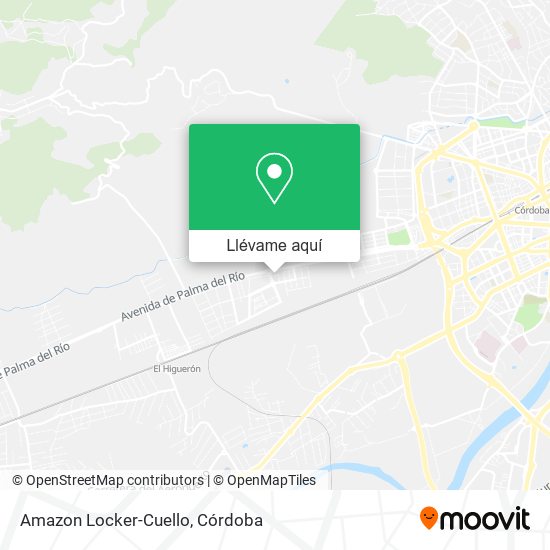 Mapa Amazon Locker-Cuello