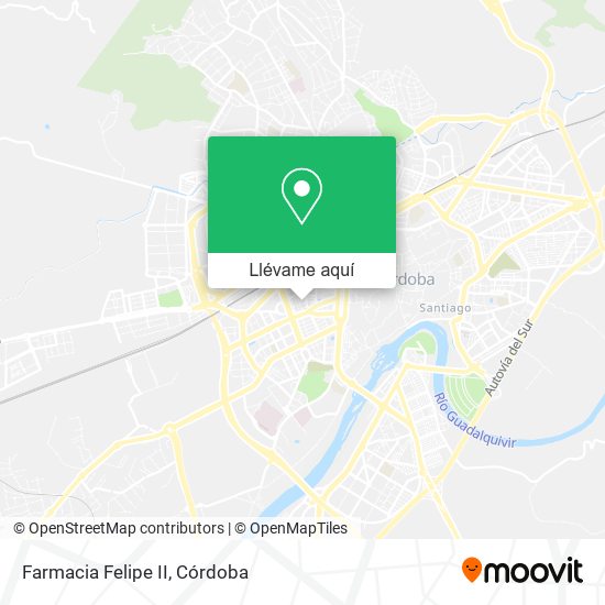 Mapa Farmacia Felipe II
