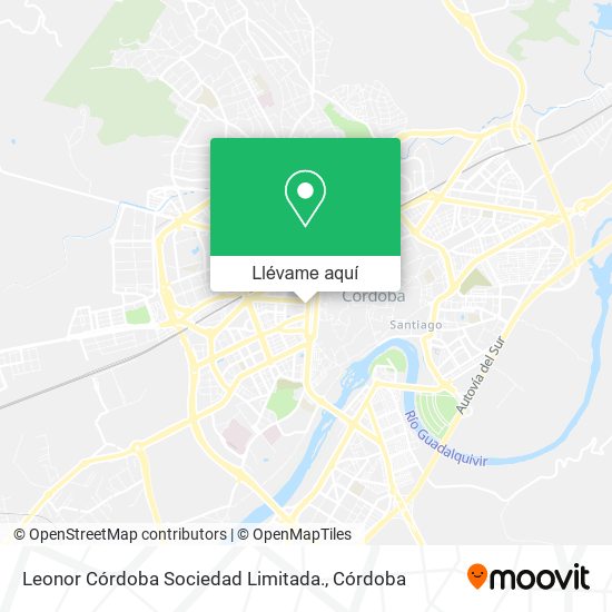 Mapa Leonor Córdoba Sociedad Limitada.