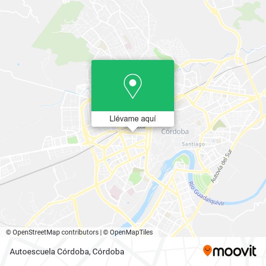 Mapa Autoescuela Córdoba