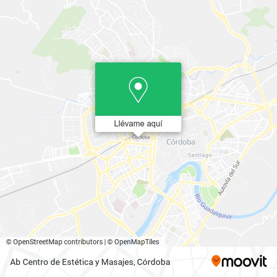 Mapa Ab Centro de Estética y Masajes