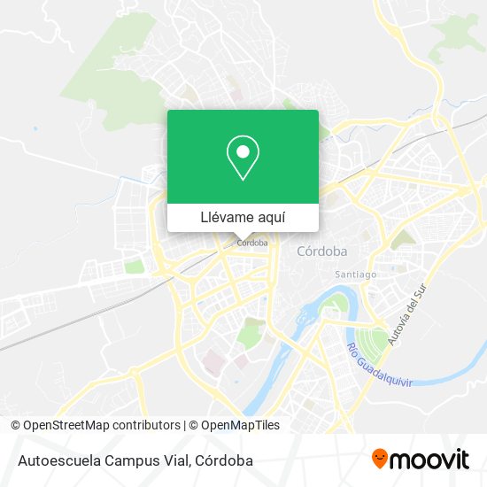 Mapa Autoescuela Campus Vial