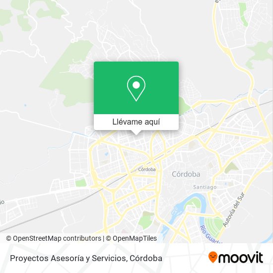 Mapa Proyectos Asesoría y Servicios
