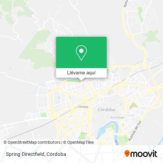 Mapa Spring Directfield