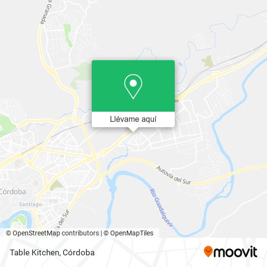 Mapa Table Kitchen
