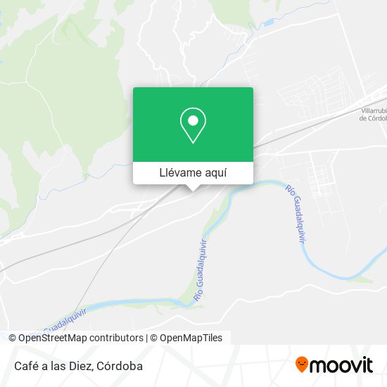 Mapa Café a las Diez