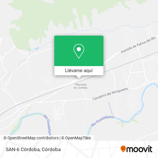 Mapa SAN-6 Córdoba