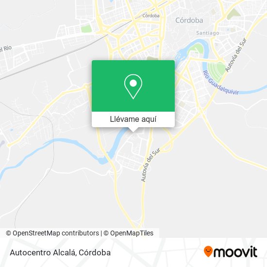 Mapa Autocentro Alcalá