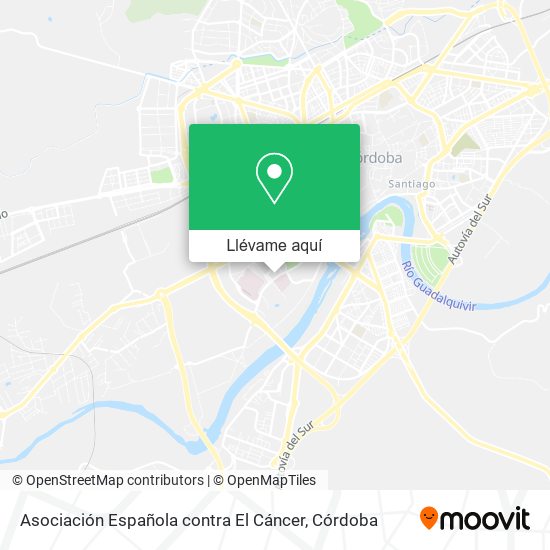 Mapa Asociación Española contra El Cáncer