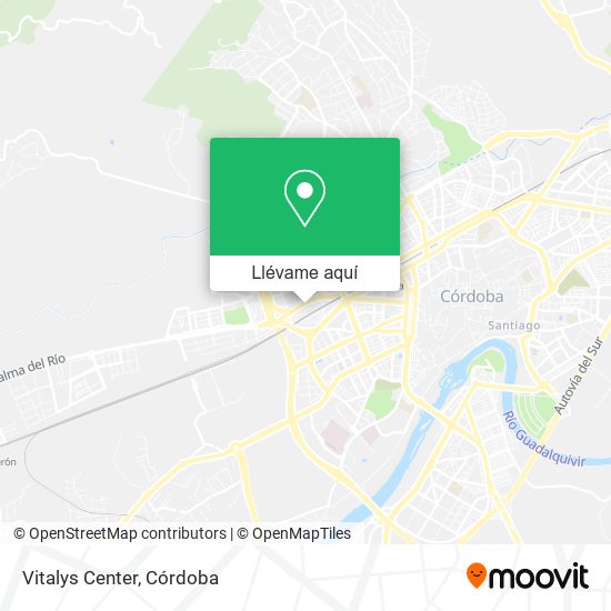 Mapa Vitalys Center