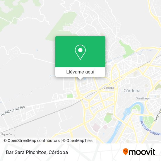 Mapa Bar Sara Pinchitos