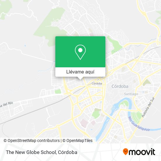 Mapa The New Globe School